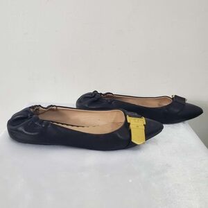 Mulberry Black Leather Flat